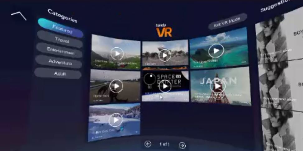 360 Degree VR Video Player App